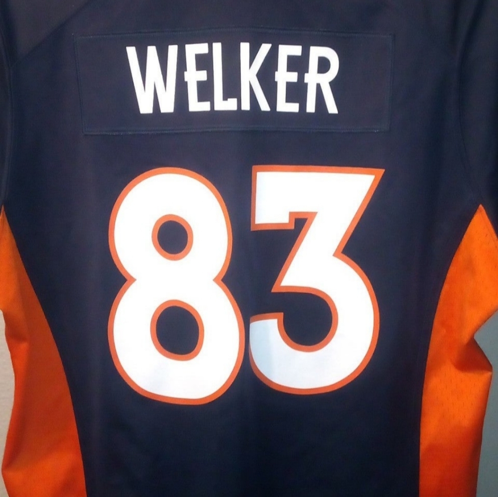 NFL Denver Broncos Nike Jersey. Wes Welker. Non smoking home.